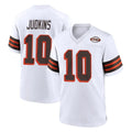Punc C.Browns #10 Quinshon Judkins Player White Alternate Home Game Stitched Jerseys