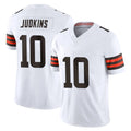 Punc C.Browns #10 Quinshon Judkins Player White Vapor F.U.S.E. Limited Home Game Stitched Jerseys