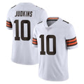 Punc C.Browns #10 Quinshon Judkins Player White Vapor Untouchable Limited Home Game Stitched Jerseys