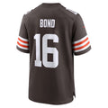 Punc C.Browns #16 Isaiah Bond Player Brown Home Game Stitched Jerseys
