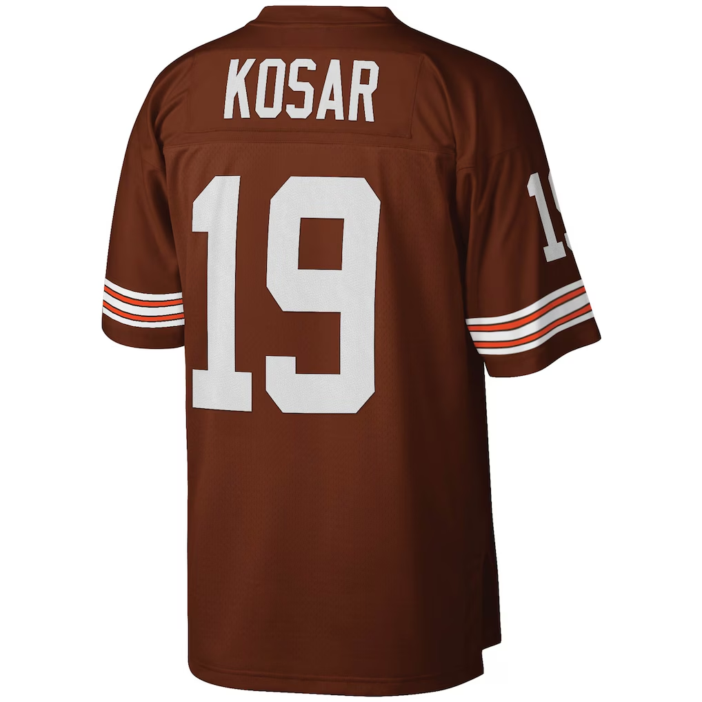 Punc C.Browns #19 Bernie Kosar Mitchell & Ness Brown Legacy Replica Jersey