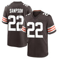 Punc C.Browns #22 Dylan Sampson Player Brown Home Game Stitched Jerseys