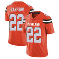 Punc C.Browns #22 Dylan Sampson Player Orange Alternate Vapor Untouchable Limited Home Game Stitched Jerseys