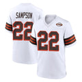 Punc C.Browns #22 Dylan Sampson Player White Alternate Home Game Stitched Jerseys