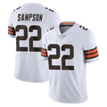 Punc C.Browns #22 Dylan Sampson Player White Vapor Untouchable Limited Home Game Stitched Jerseys