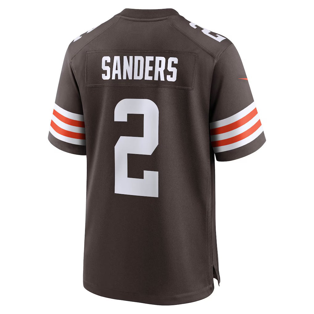 Punc C.Browns #2 Shedeur Sanders Brown Game Stitched Jerseys