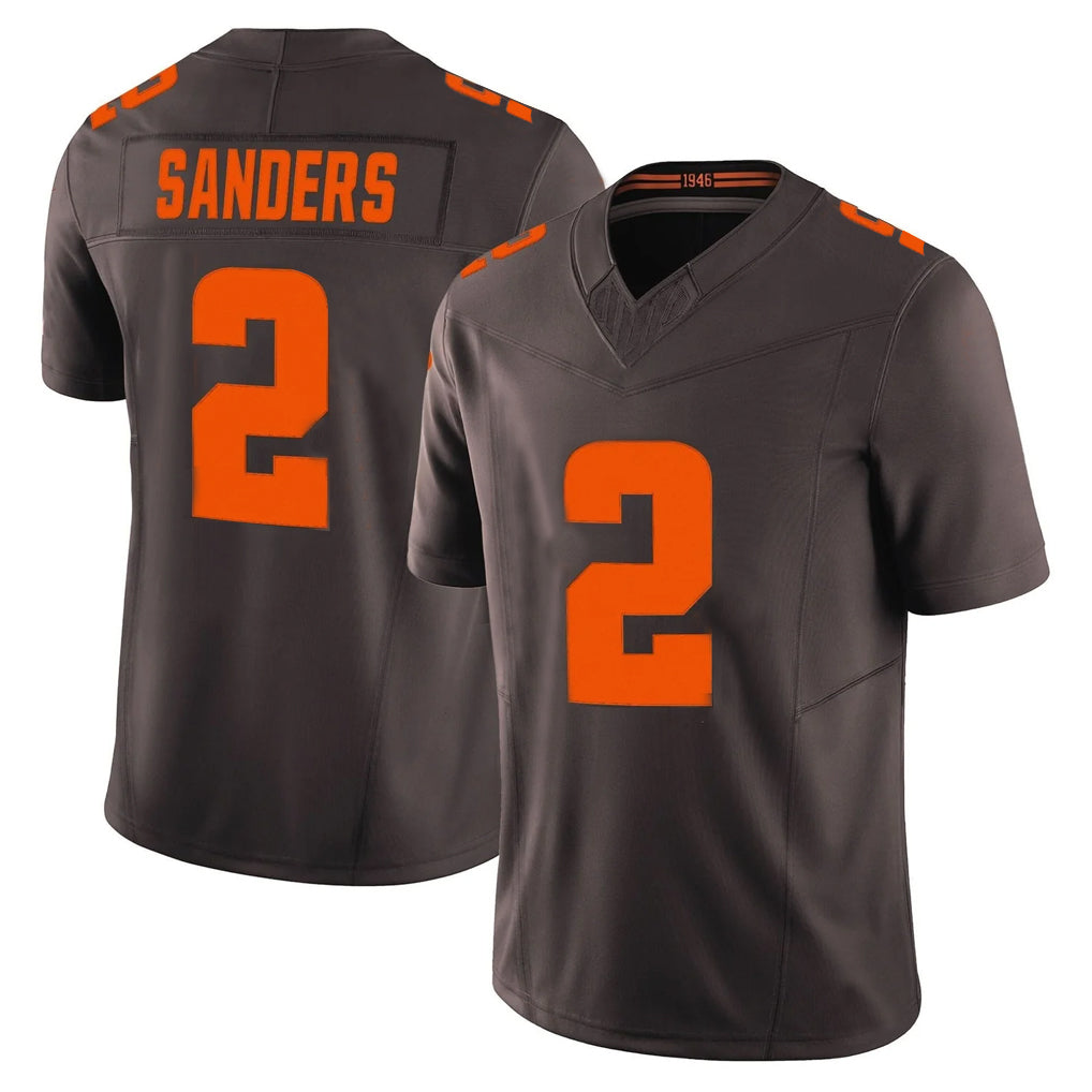 Punc C.Browns #2 Shedeur Sanders Player Brown Limited Vapor F.U.S.E. Alternate Game Stitched Jerseys