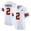 Punc C.Browns #2 Shedeur Sanders Player White Limited Vapor F.U.S.E. Alternate Game Stitched Jerseys