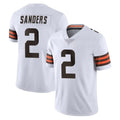 Punc C.Browns #2 Shedeur Sanders Player White Vapor Untouchable Limited Home Game Stitched Jerseys