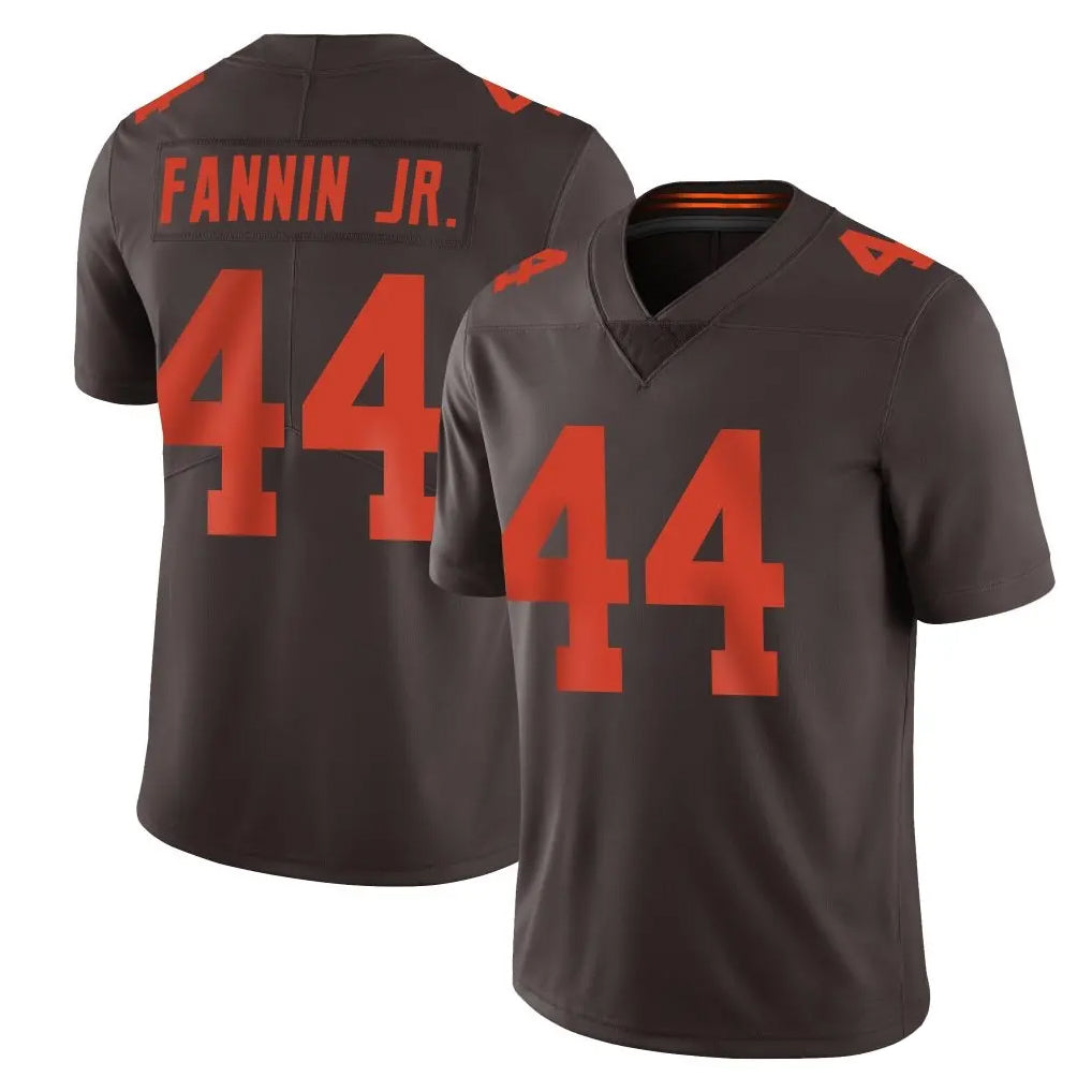 Punc C.Browns #44 Harold Fannin Jr. Player Browns Color Rush Limited Home Game Stitched Jerseys