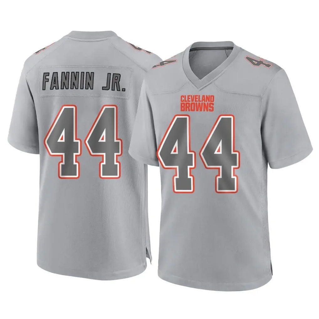 Punc C.Browns #44 Harold Fannin Jr. Player Gray Atmosphere Fashion Game Stitched Jerseys