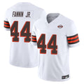 Punc C.Browns #44 Harold Fannin Jr. Player White Limited Vapor F.U.S.E. Alternate Game Stitched Jerseys
