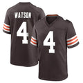 Punc C.Browns #4 Deshaun Watson Player Brown Home Game Stitched Jerseys