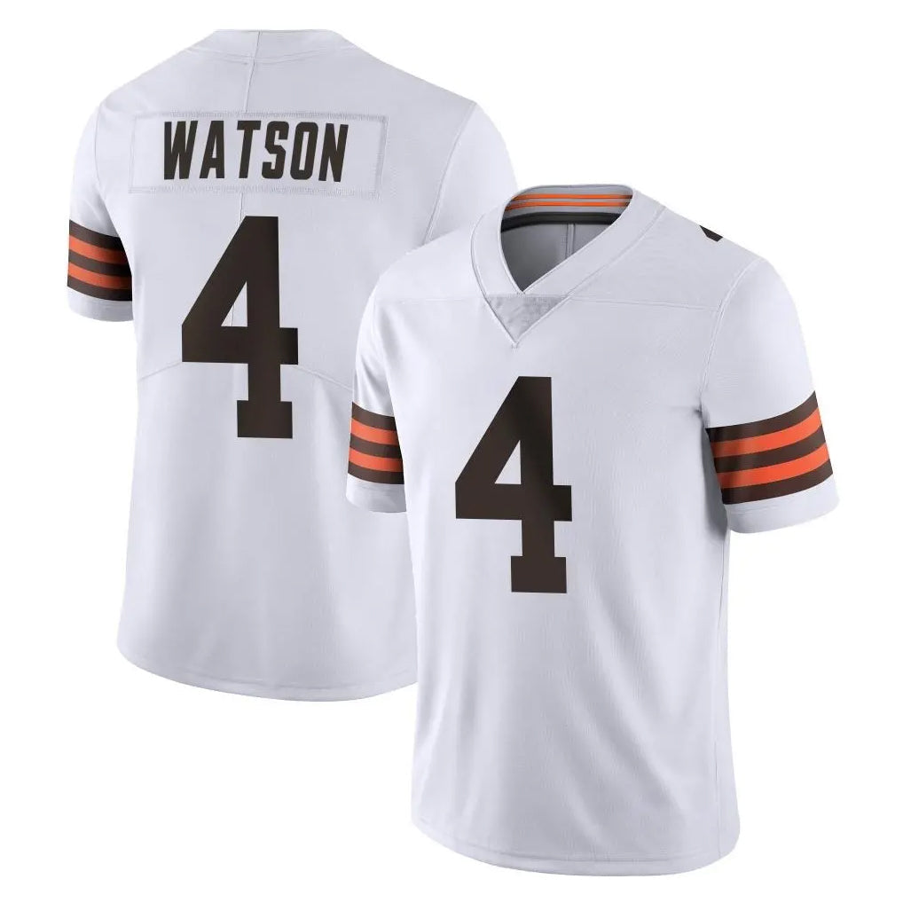 Punc C.Browns #4 Deshaun Watson Player White Vapor Untouchable Limited Home Game Stitched Jerseys