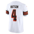 Punc C.Browns #4 Deshaun Watson White 2021 Alternate Vapor Limited Stitched Jerseys