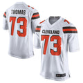 Punc C.Browns #73 Joe Thomas Player White Limited Home Game Stitched Jerseys