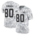 Punc C.Browns #80 Jamari Thrash Player Arctic Camo Salute to Service Limited Home Game Stitched Jerseys