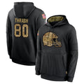 Punc C.Browns #80 Jamari Thrash Player Black Salute to Service Pullover Hoodies Limited Stitched Jerseys