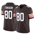 Punc C.Browns #80 Jamari Thrash Player Brown Vapor F.U.S.E. Limited Home Game Stitched Jerseys