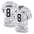 Punc C.Browns #8 Dillon Gabriel Player Arctic Camo Salute to Service Limited Home Game Stitched Jerseys