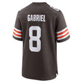 Punc C.Browns #8 Dillon Gabriel Player Brown Home Game Stitched Jerseys