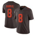 Punc C.Browns #8 Dillon Gabriel Player Brown Limited Vapor F.U.S.E. Alternate Game Stitched Jerseys