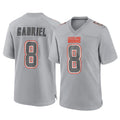 Punc C.Browns #8 Dillon Gabriel Player Gray Atmosphere Fashion Game Stitched Jerseys