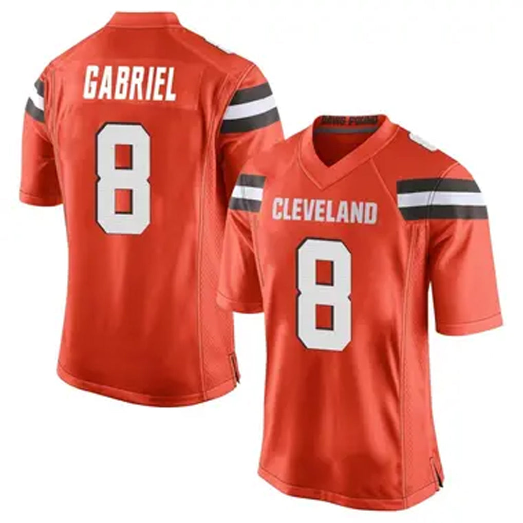 Punc C.Browns #8 Dillon Gabriel Player Orange Game Stitched Jerseys