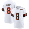 Punc C.Browns #8 Dillon Gabriel Player White 1946 Collection Alternate Stitched Jerseys