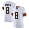 Punc C.Browns #8 Dillon Gabriel Player White Vapor Untouchable Limited Home Game Stitched Jerseys