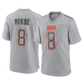 Punc C.Browns #8 Jared Verse Player Gray Atmosphere Fashion Game Stitched Jerseys