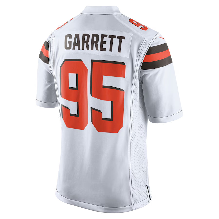 Punc C.Browns #95 Myles Garrett Player White Game Stitched Jerseys