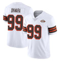 Punc C.Browns #99 Julian Okwara Player White Limited  Vapor 1946 Collection Alternate Game Stitched Jerseys