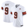 Punc C.Browns #9 Grant Delpit Player White Limited Vapor F.U.S.E. Alternate Game Stitched Jerseys