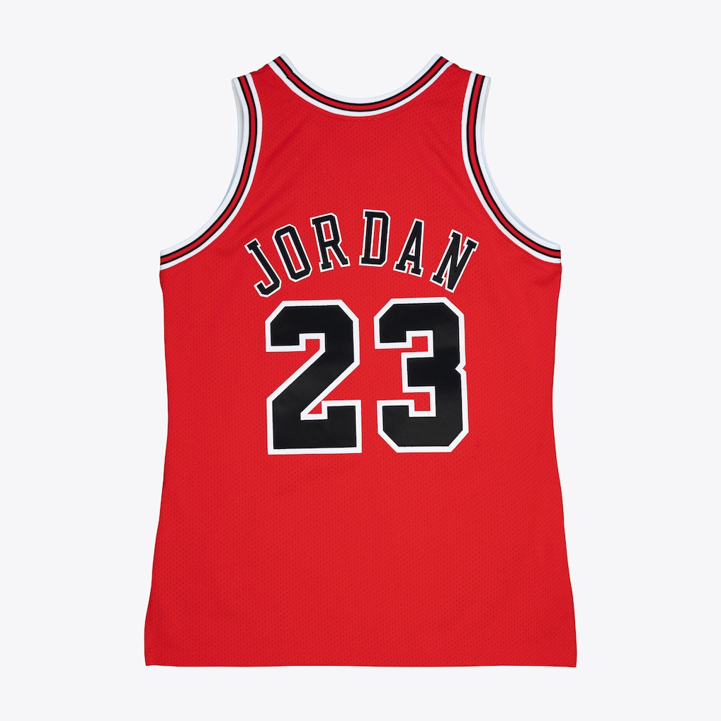 Punc C.Bulls #23 Michael Jordan Mitchell & Ness Red 1997-98 Authentic Jerseys