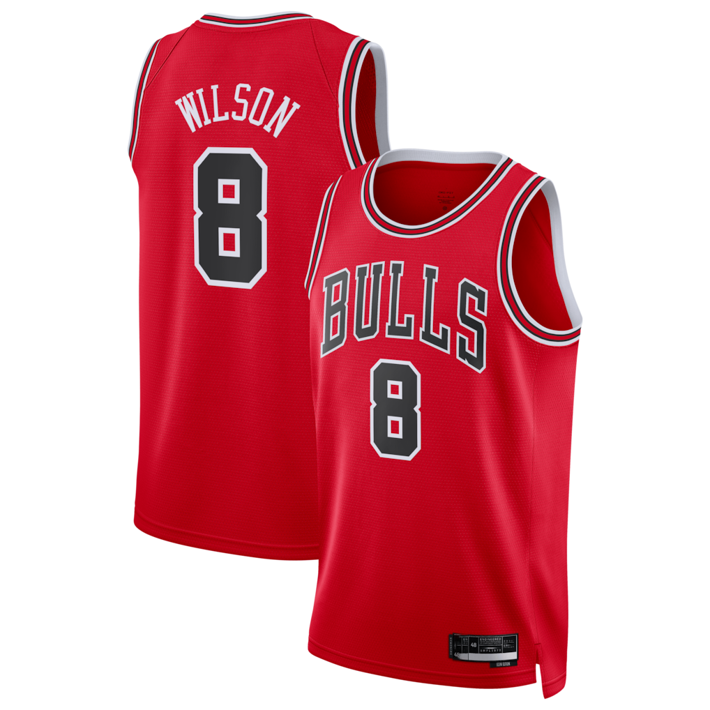 Punc C.Bulls #8 Caleb Wilson Red 2026 Draft Swingman Jerseys - Icon Edition