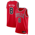 Punc C.Bulls #8 Caleb Wilson Red 2026 Draft Swingman Jerseys - Icon Edition