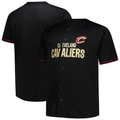 Punc C.Cavaliers Black Big & Tall Pop Full-Button Jerseys