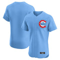 Punc C.Cubs Light Blue Limited Elite Home Game Blank Player Stitched Jerseys