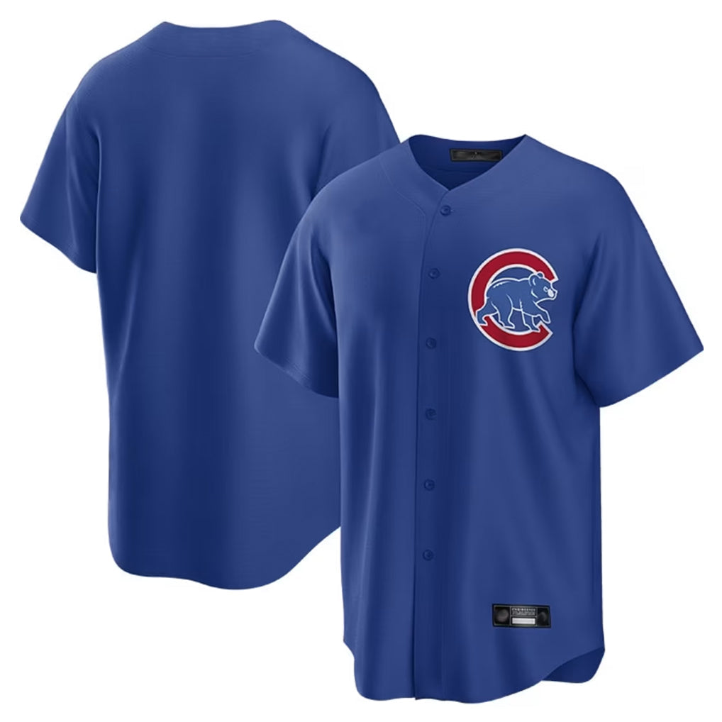Punc C.Cubs Royal Home Game Blank Player Stitched Jerseys