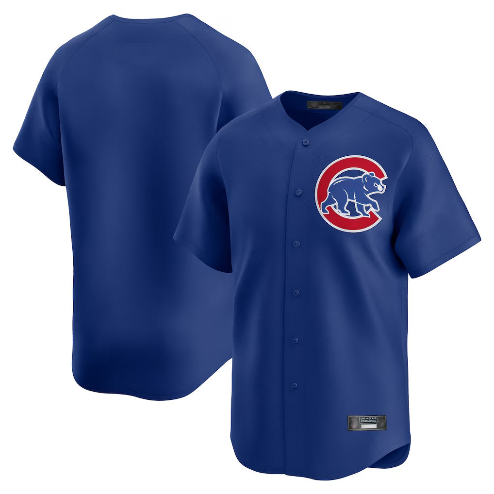 Punc C.Cubs Royal Limited Home Game Blank Player Stitched Jerseys