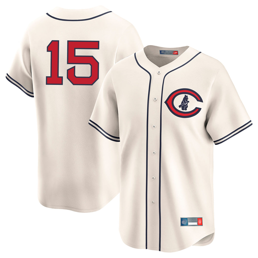 Punc C.Cubs #15 Carson Kelly Player Cream Field of Dreams Limited Home Game Stitched Jerseys