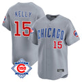 Punc C.Cubs #15 Carson Kelly Player Gray Road 150th Anniversary Limited Home Stitched Jerseys