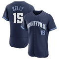 Punc C.Cubs #15 Carson Kelly Player Navy City Connect Limited Elite Home Stitched Jerseys