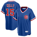 Punc C.Cubs #15 Carson Kelly Player Royal T-shirt Cooperstown Collection Limited Stitched Jerseys