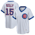 Punc C.Cubs #15 Carson Kelly Player White T-shirt Cooperstown Collection Limited Stitched Jerseys