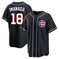 Punc C.Cubs #18 Shota Imanaga Player Black Fashion Out Game Stitched Jerseys