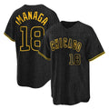 Punc C.Cubs #18 Shota Imanaga Player Black Snake Skin City Game Stitched Jerseys