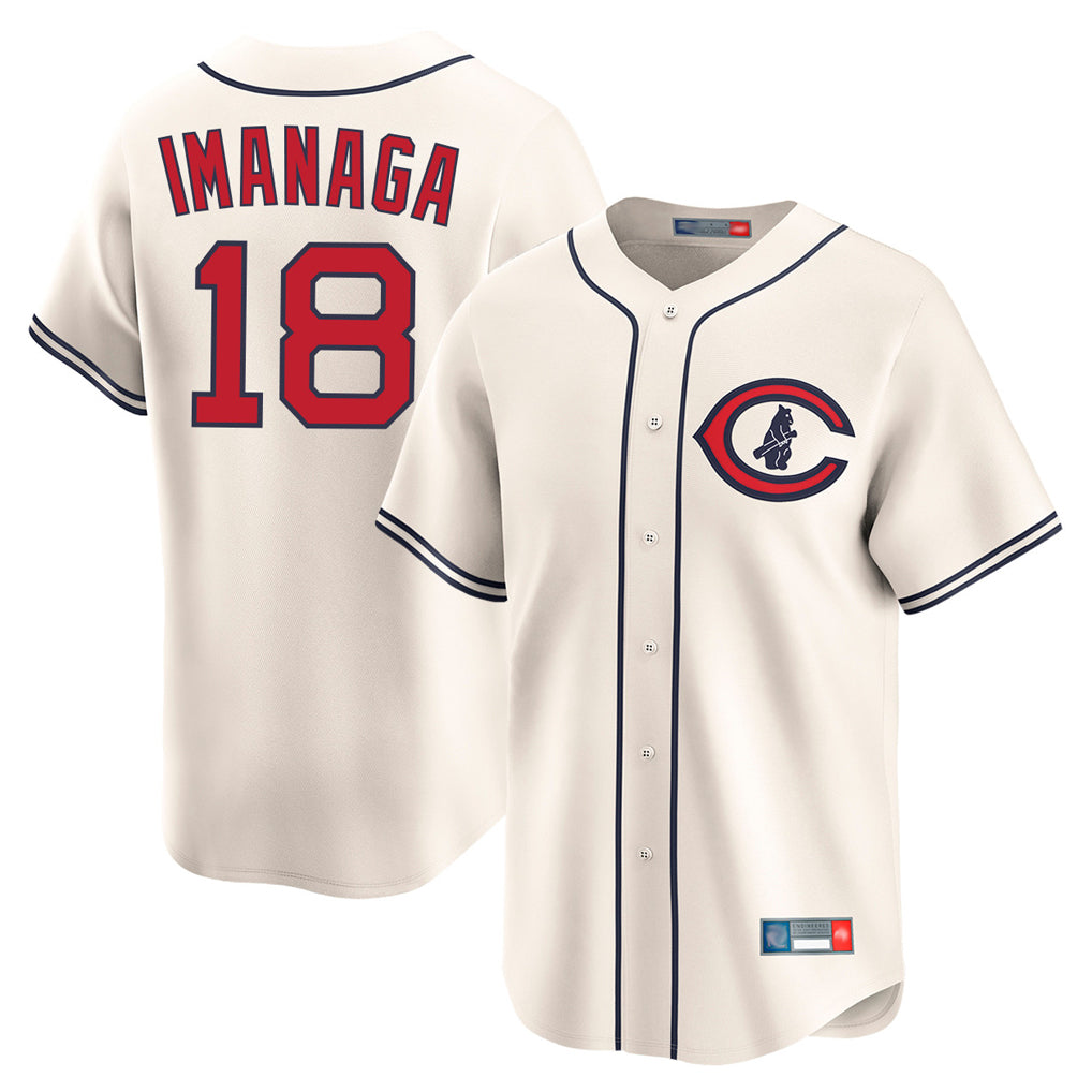 Punc C.Cubs #18 Shota Imanaga Player Cream Field of Dreams Limited Home Game Stitched Jerseys