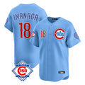 Punc C.Cubs #18 Shota Imanaga Player Light Blue 150th Anniversary Limited Home Stitched Jerseys